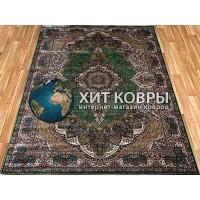 Турецкий ковер Kum 9054 Зеленый-бежевый